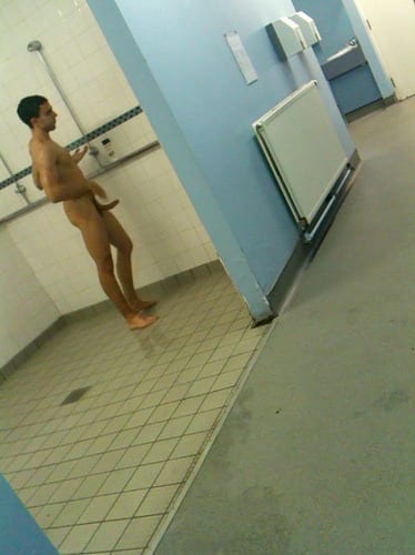 Shower Boy With Boner