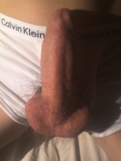 Hard Dick Pic In Calvin Klein Briefs