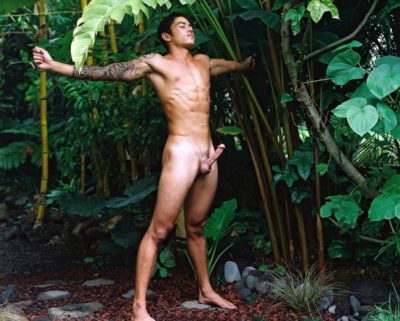 Naked Stretch In The Jungle
