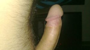 Hard Cock Side View