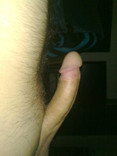 Hard Cock Side View