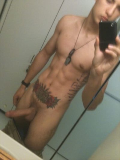 Hot Tattoo Boy With Hard Dick