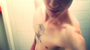 Skinny Cock Shower Time