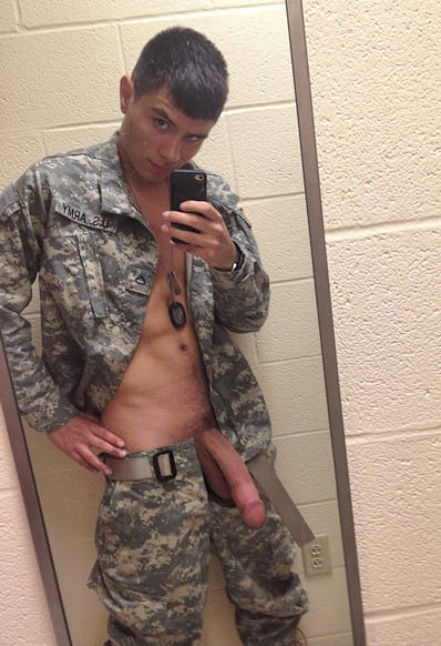 Hung Army Boy