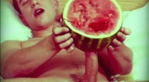 Fucking a Watermelon