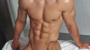 Muscle Boy With a Hard Long Shaft