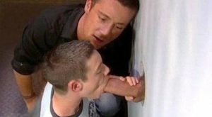 Gloryhole Sucking a Massive Thick Dick