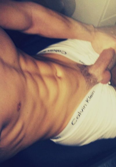 Abs And Hard Cock In Calvin Klein Briefs