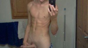 Hot Twink Mirror Boner