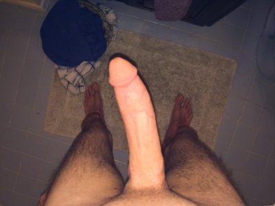 Long & Hard Dick Shot From Above