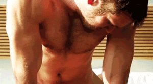 Stuffing Cock in His Mouth