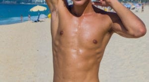 Hot Speedo Twink Beachside