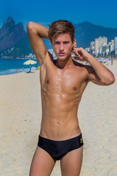 Hot Speedo Twink Beachside