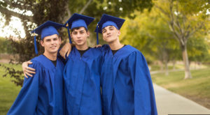 Graduates with Aiden Garcia and Seth Peterson