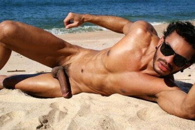 Naked Beach Boner