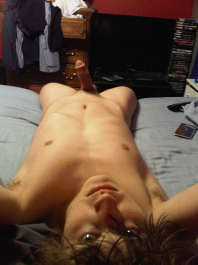 Twink Cock & Pits Laying Back