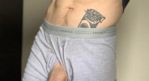 Hanging Through Hanes Boxers