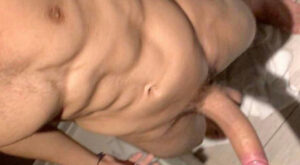 Hard, Curved Dick from Above