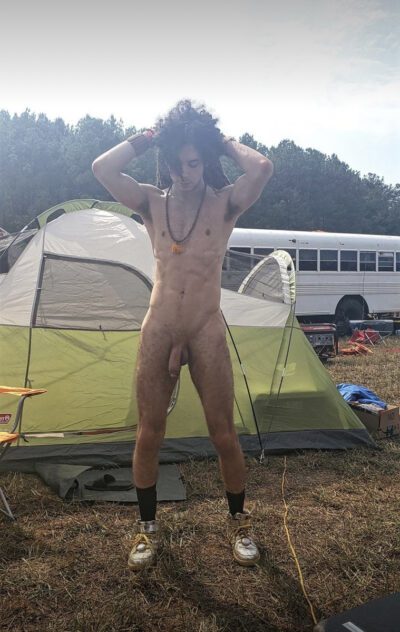 Camping with Cock & Pits Out