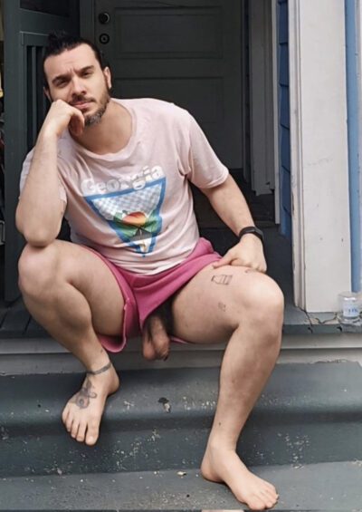 Letting the Cock & Balls Hangout